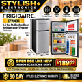 Frigidaire EFR451 4.6 cu ft double door refrigerator freezer stainless Stylish Electronics ad