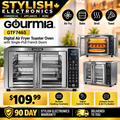 Gourmia GTF7465 Digital Air Fryer Toaster Oven Stylish Electronics ad