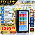 Frigidaire EFR335-6COM 3.3 cu. ft. commercial glass door display refrigerator - Stylish Electronics