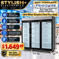 Frigidaire FCCB4916-BLACK 49.4 cu. ft. triple door display refrigerator - Stylish Electronics