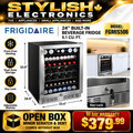 Frigidaire FGMIS506 24-inch 5.1 cu. ft. built-in beverage fridge - open box minor scratch and dent - 90-day warranty - $379.99