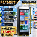 Hamilton Beach HBCBC1250 12.5 cu. ft. commercial glass door merchandiser - Stylish Electronics